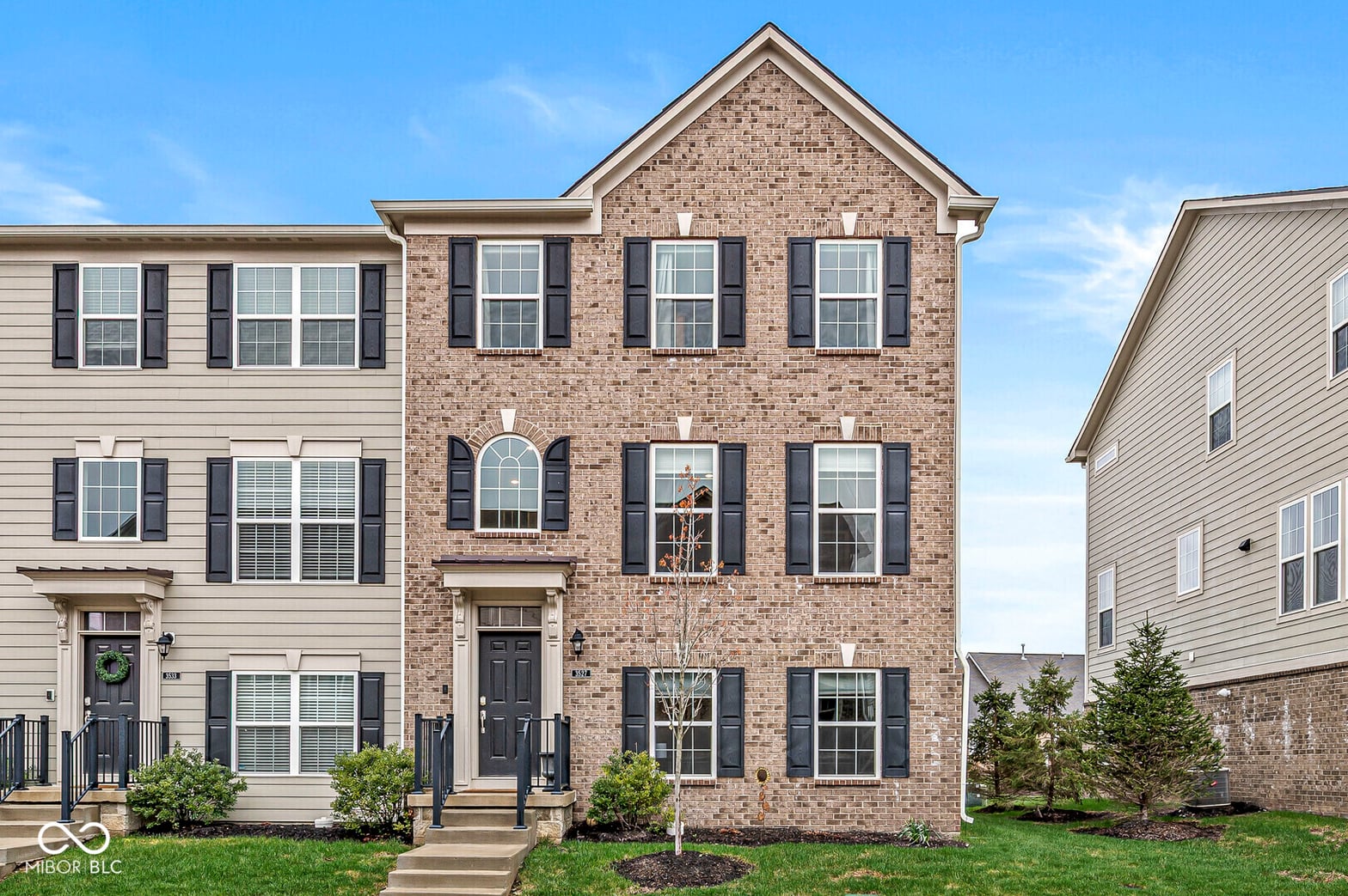 Front exterior at 3527 Brampton Lane, Westfield, IN