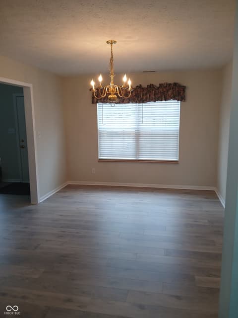 Dining room at 10629 Simsbury Court, Indianapolis, IN