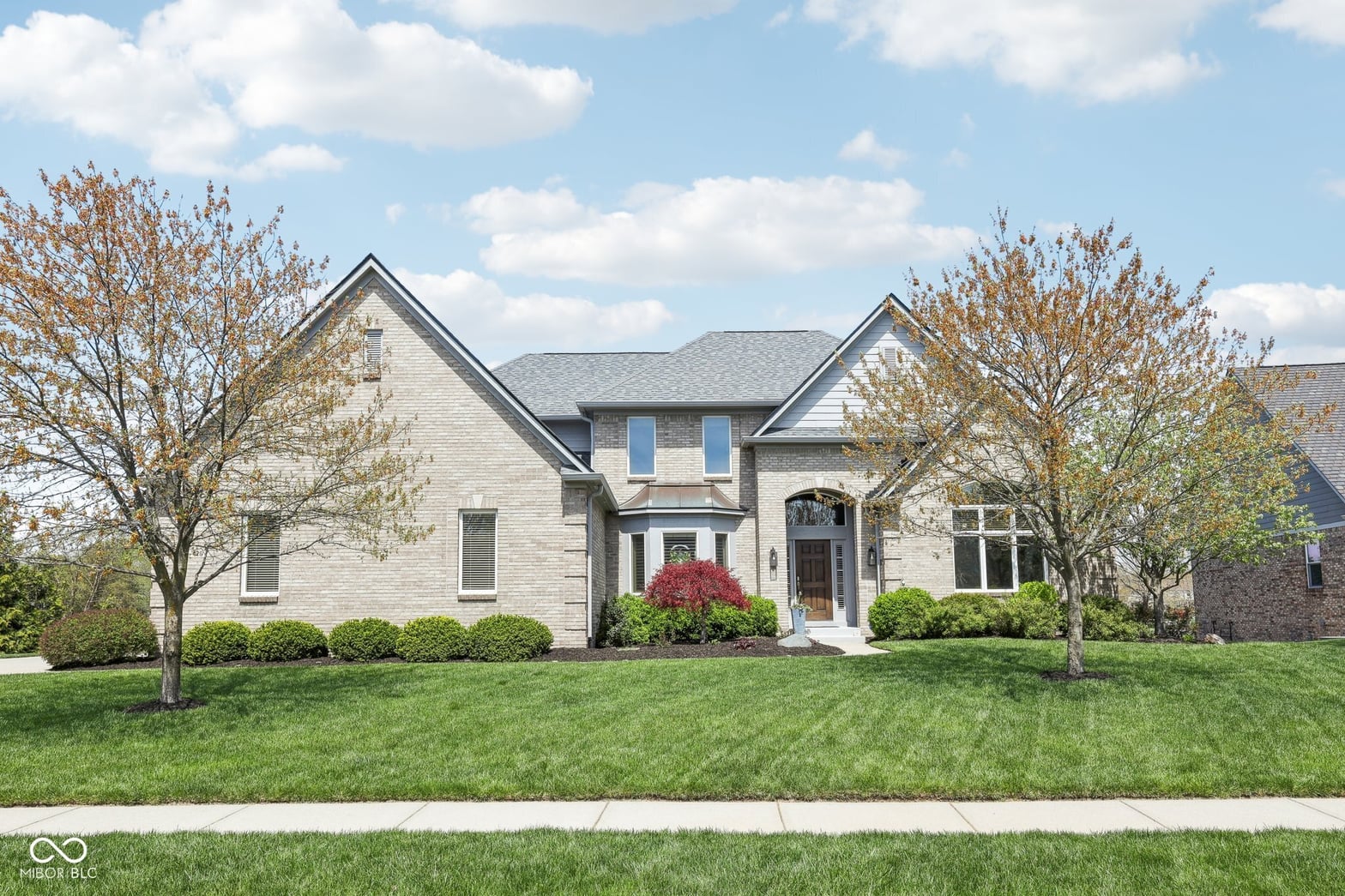 Front exterior at 476 Sapphire Drive, Carmel, IN