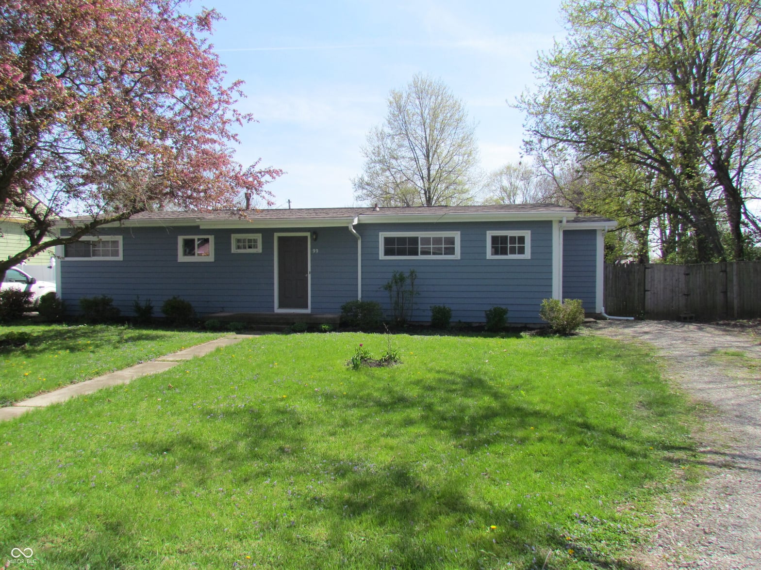 Front exterior at 99 Armitage Street, Cicero, IN