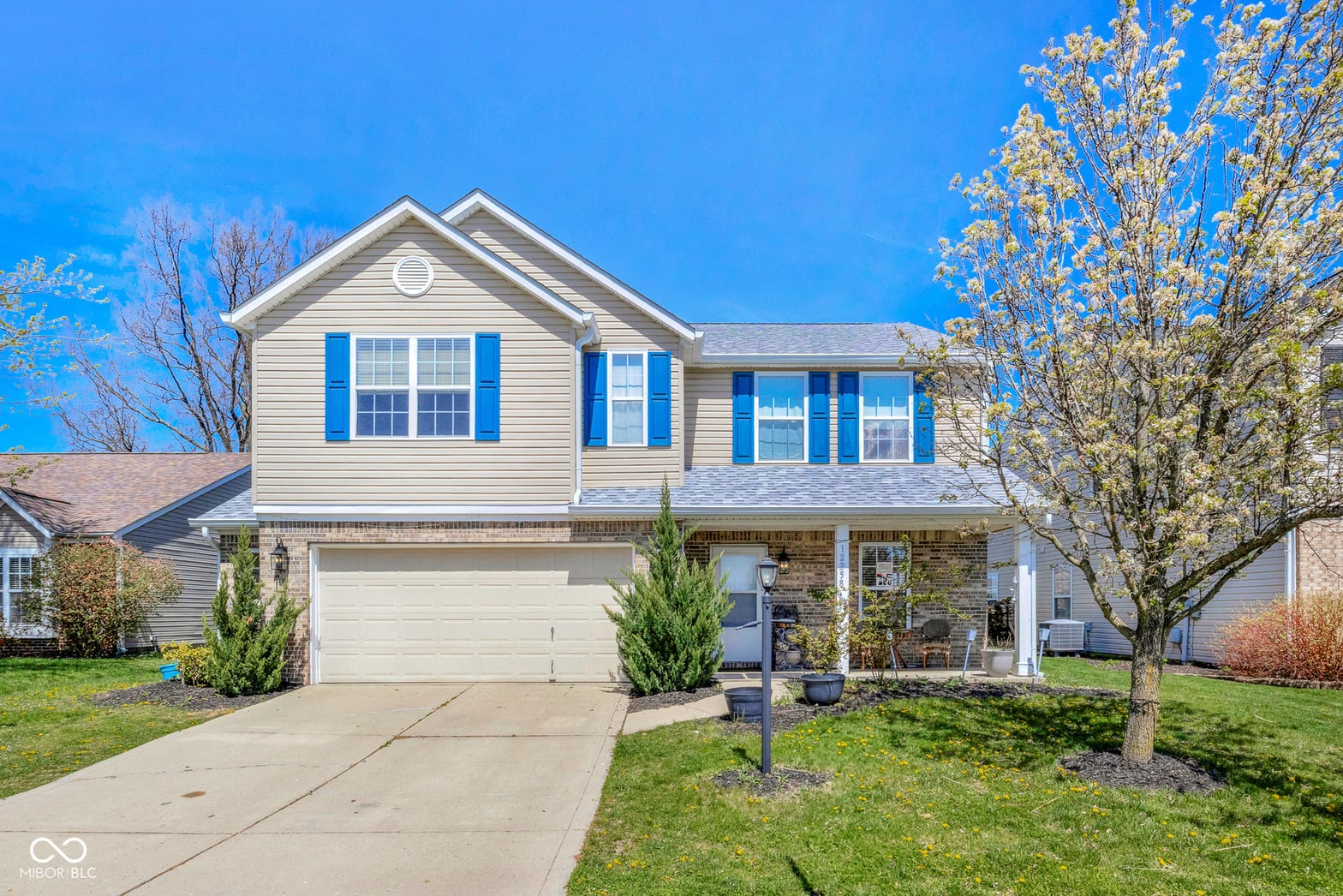 Front exterior at 12258 Weathered Edge Drive, Fishers, IN