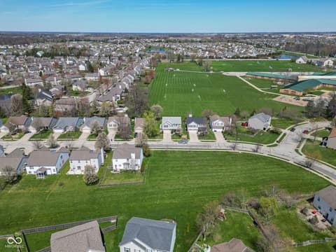 Aerial view at 12258 Weathered Edge Drive, Fishers, IN