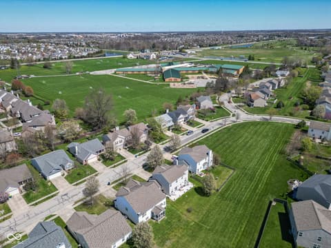 Aerial view at 12258 Weathered Edge Drive, Fishers, IN