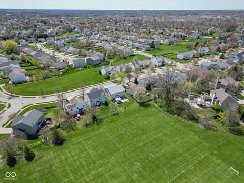Aerial view at 12258 Weathered Edge Drive, Fishers, IN