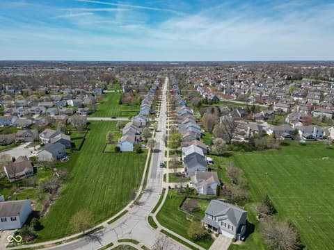 Aerial view at 12258 Weathered Edge Drive, Fishers, IN