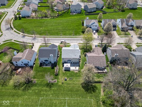 Aerial view at 12258 Weathered Edge Drive, Fishers, IN