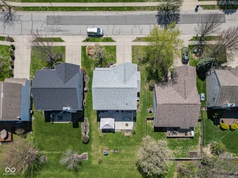 Aerial view at 12258 Weathered Edge Drive, Fishers, IN