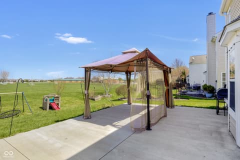 Outdoor living area at 12258 Weathered Edge Drive, Fishers, IN