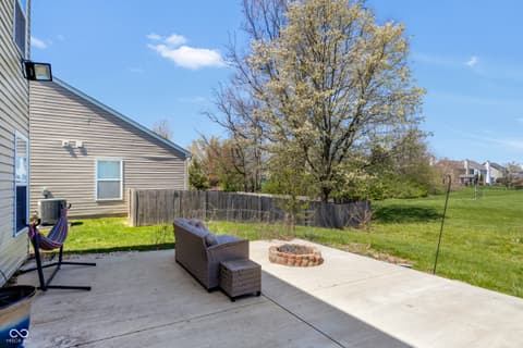 Outdoor living area at 12258 Weathered Edge Drive, Fishers, IN