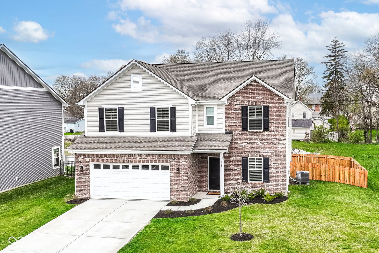 Front exterior at 605 Tuscany Trail, Lapel, IN