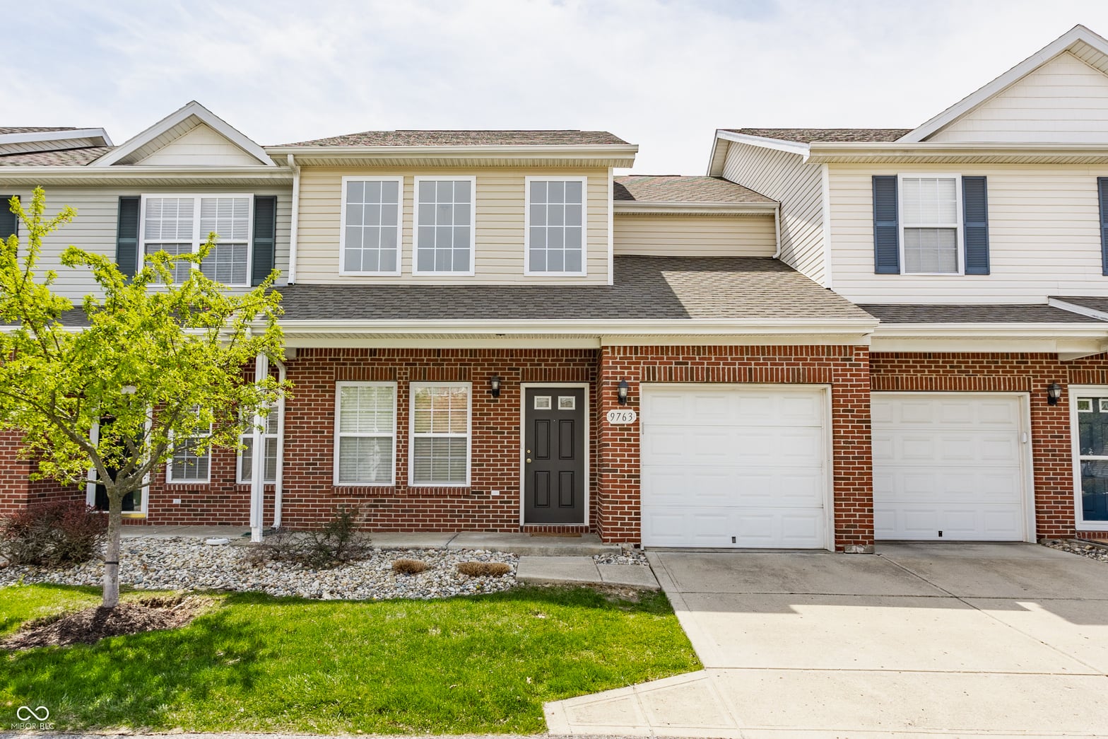 Front exterior at 9763 Rolling Plain Drive, Noblesville, IN