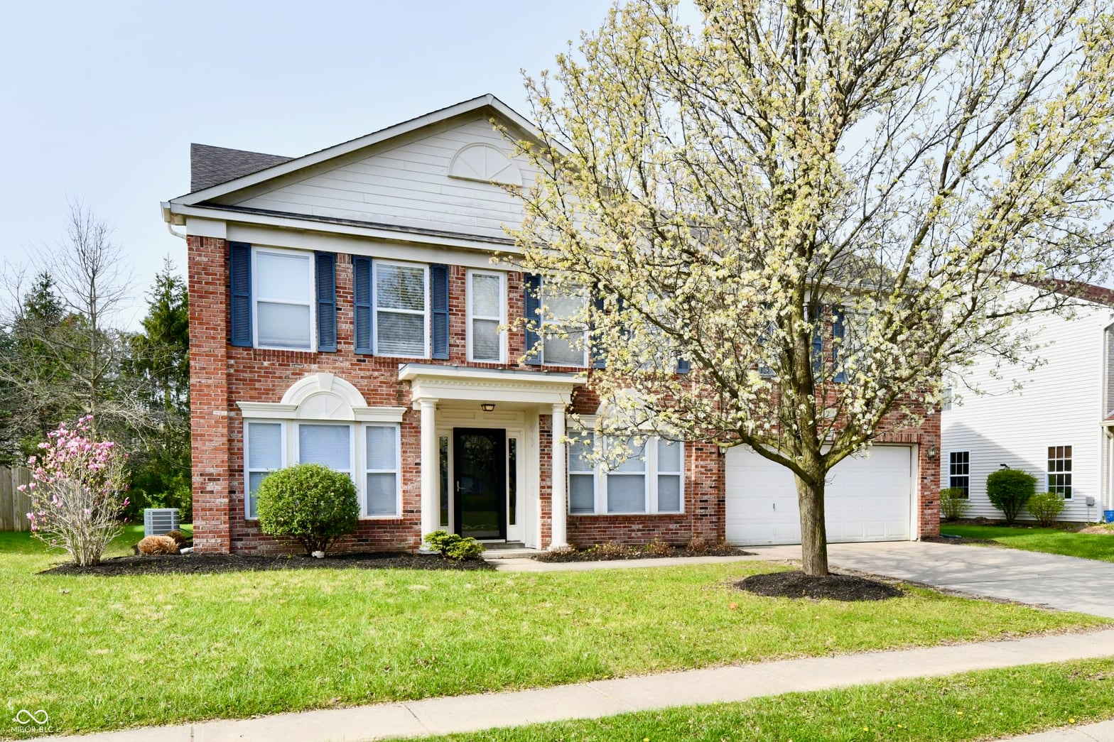 Front exterior at 13858 Meadow Lake Drive, Fishers, IN