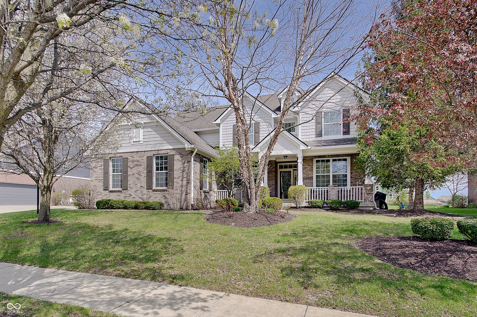 Front exterior at 16994 Folly Brook Road, Noblesville, IN