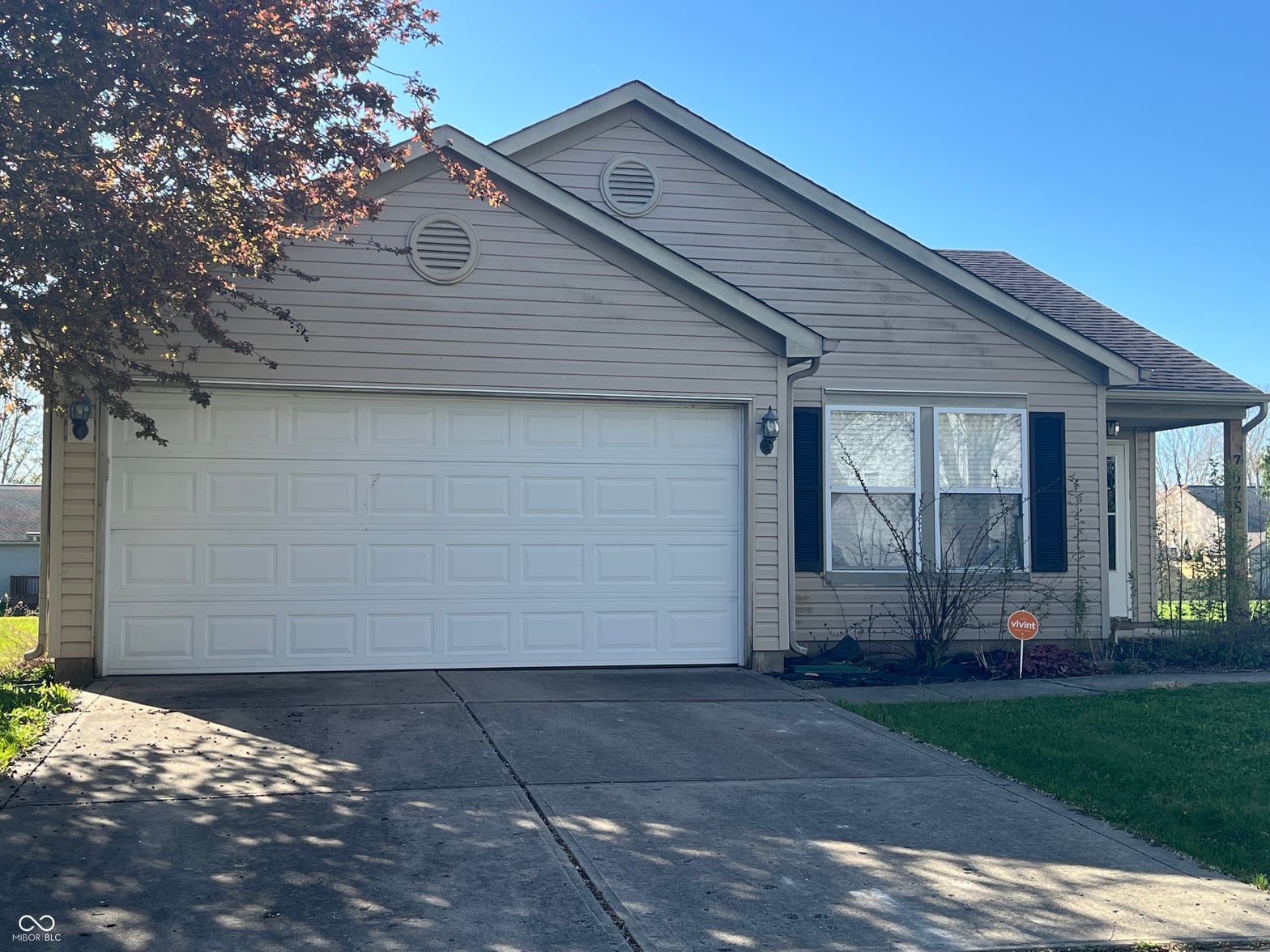 Front exterior at 7675 Mistflower Lane, Noblesville, IN