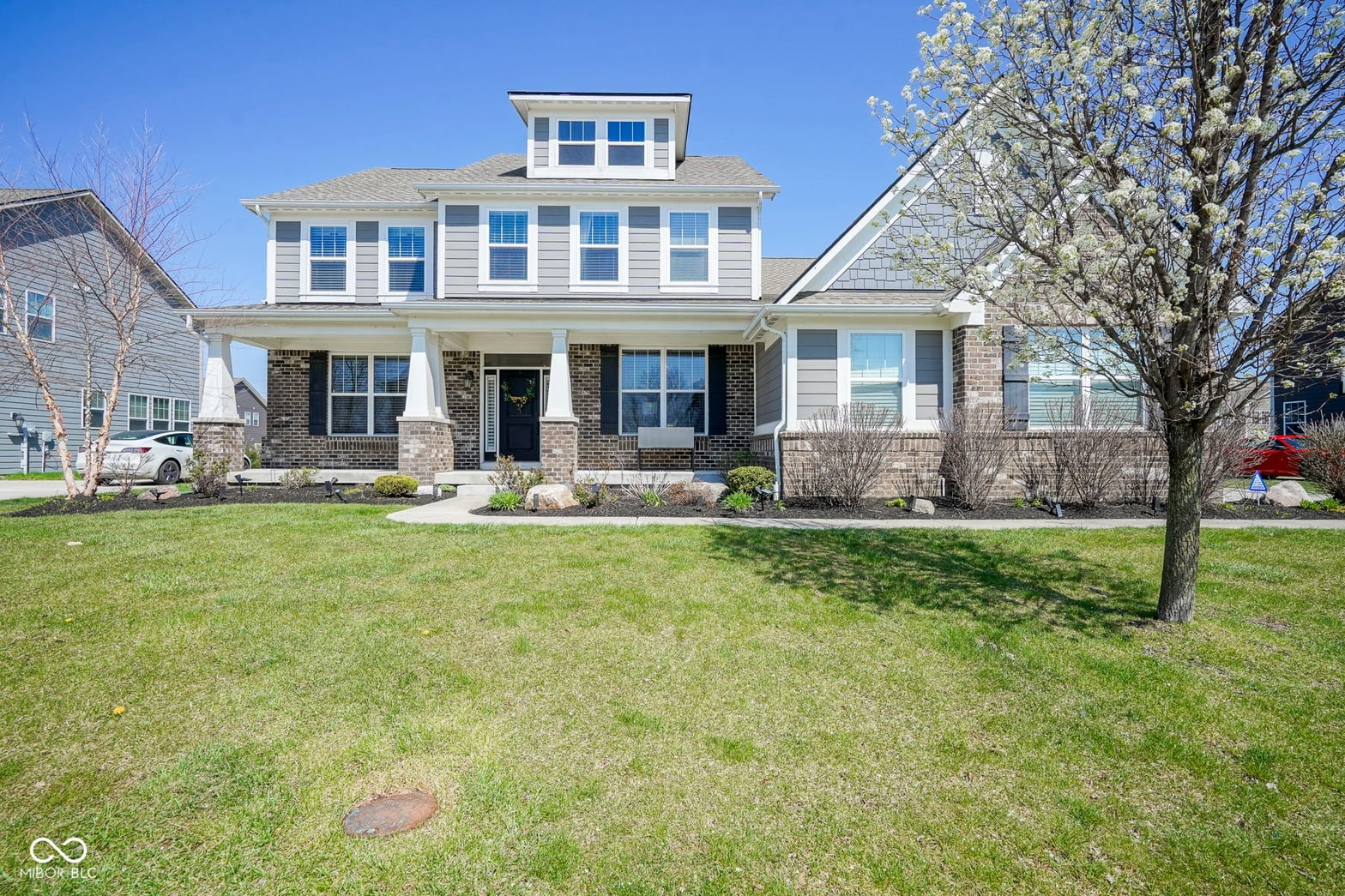 Front exterior at 15594 Garrano Lane, Fishers, IN