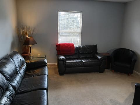 Living room at 5983 Clearview Drive, Carmel, IN