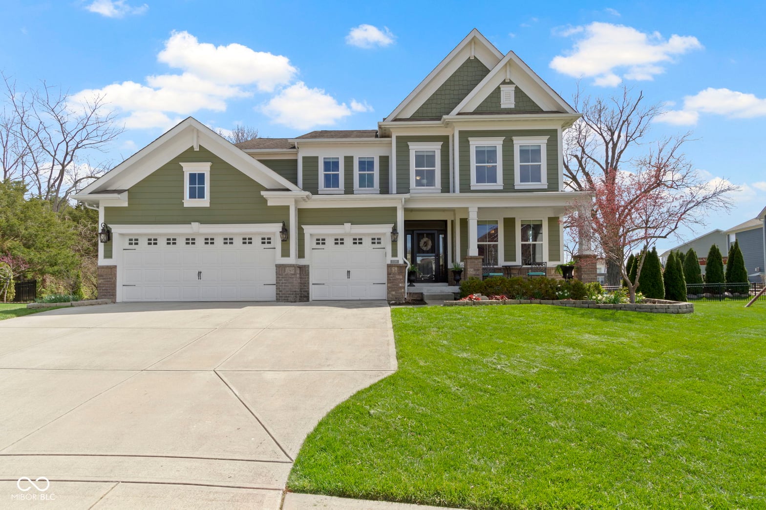 Front exterior at 15385 Ellington Drive, Fishers, IN
