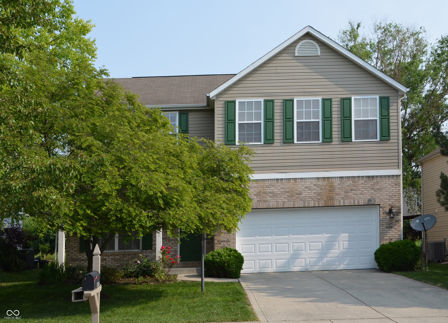 Front exterior at 12326 River Valley Drive, Fishers, IN