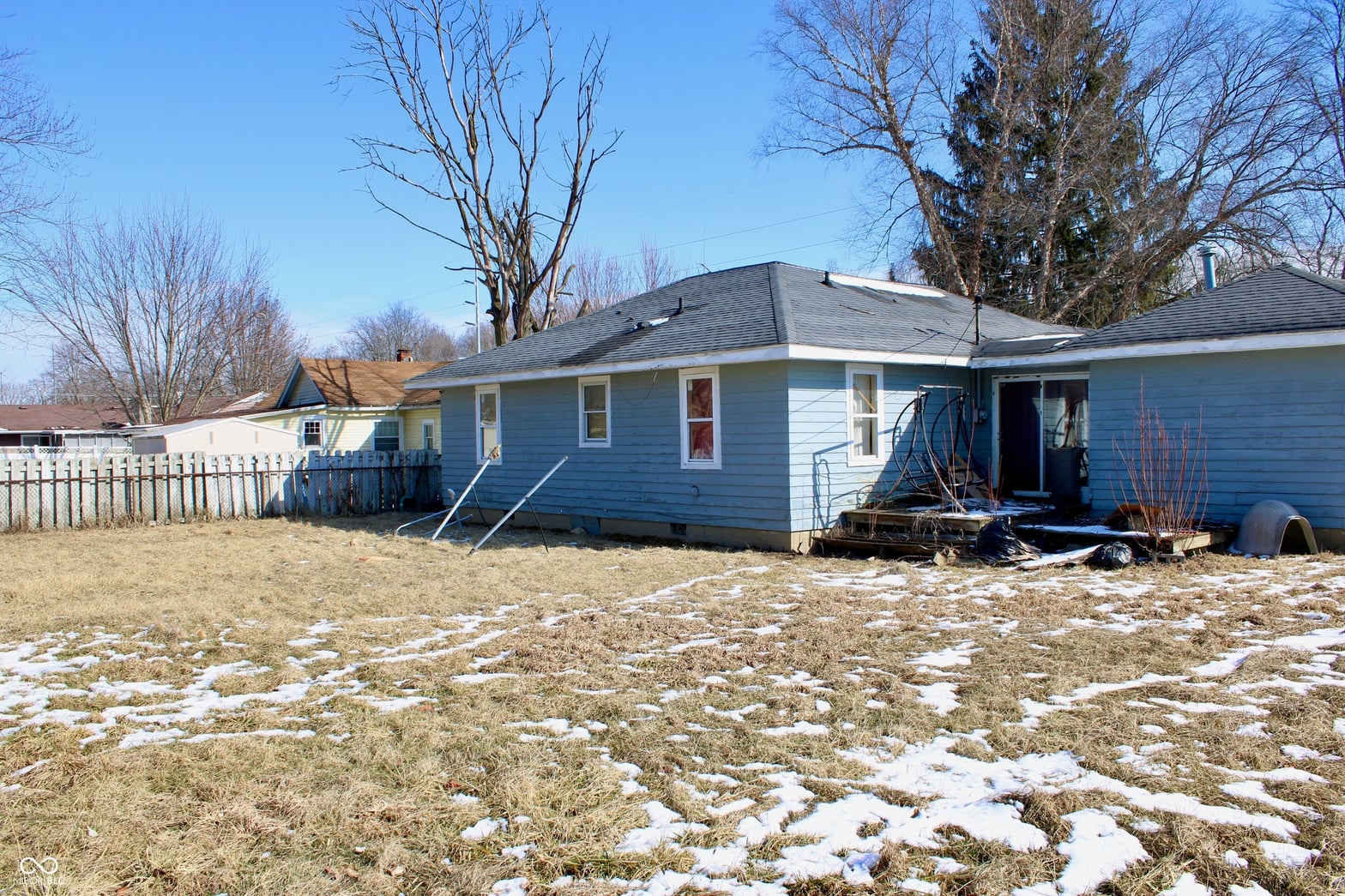 Backyard at 3126 S Meridian Street, Marion, IN