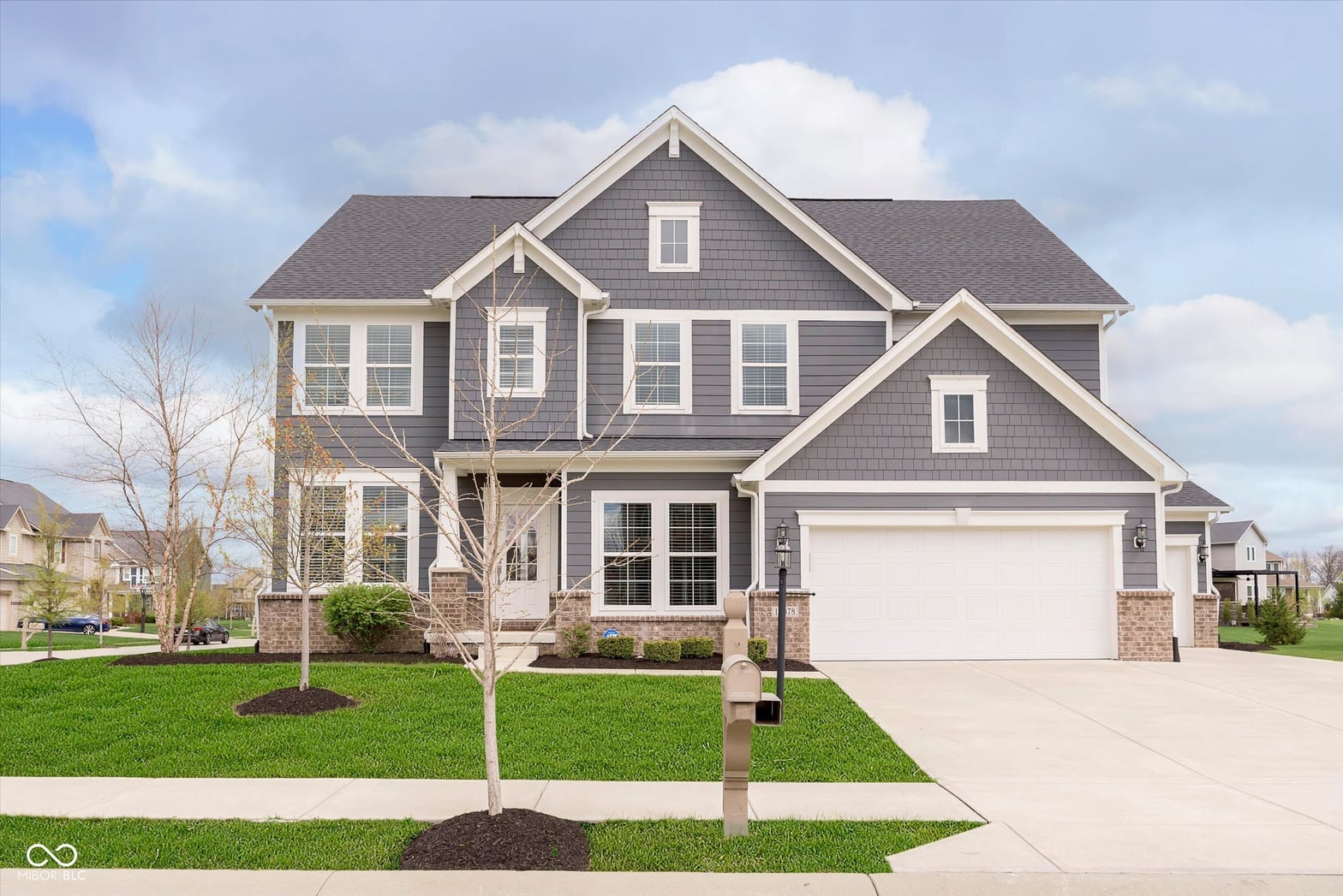 Front exterior at 14878 Horse Branch Way, Fishers, IN