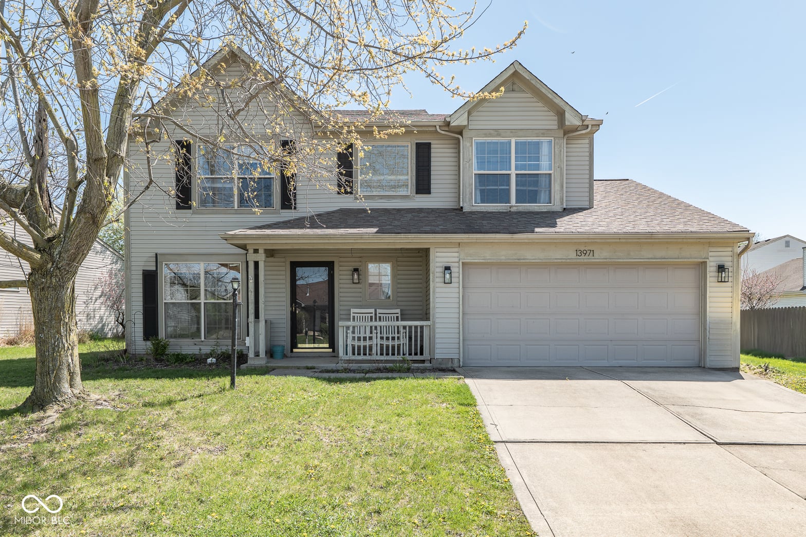 Front exterior at 13971 Bruddy Drive, Fishers, IN