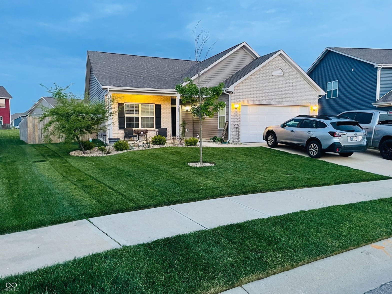 Front exterior at 401 Haywood Drive, Greenfield, IN