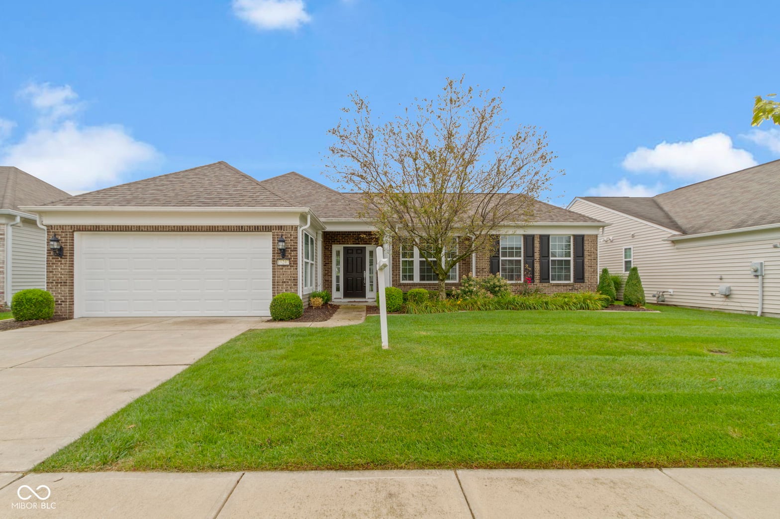 Front exterior at 16243 Oliver Street, Fishers, IN