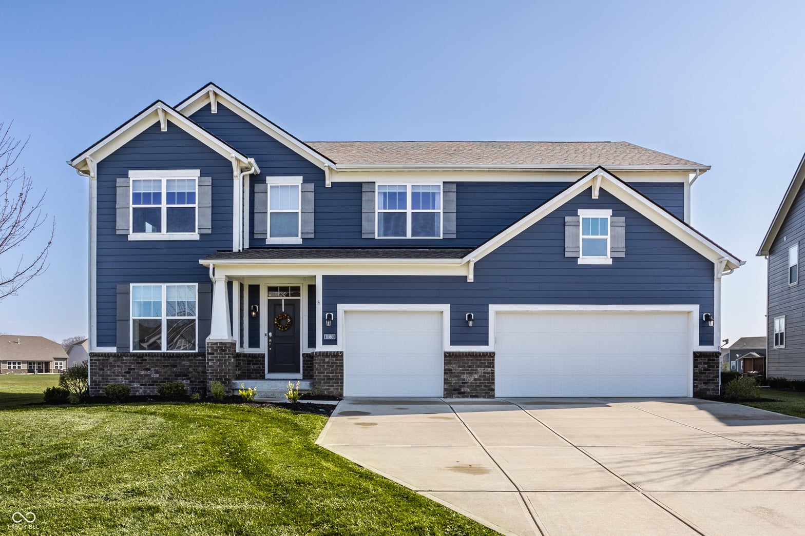 Front exterior at 11880 Whisper Ridge Drive, Noblesville, IN