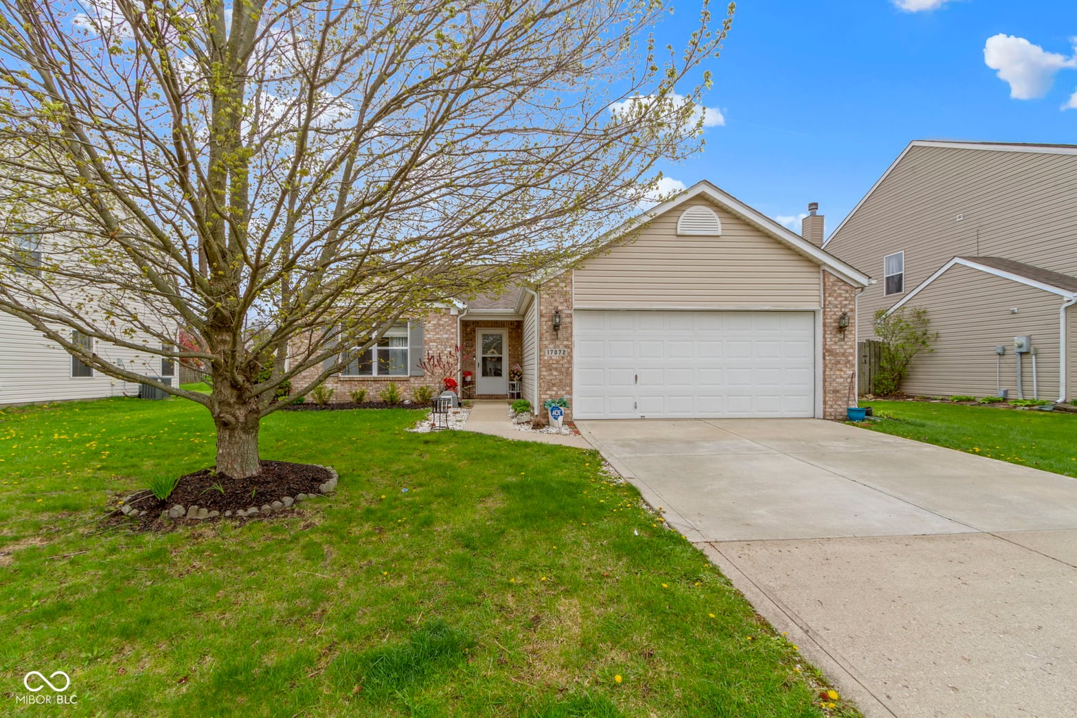Front exterior at 17072 Newberry Lane, Westfield, IN