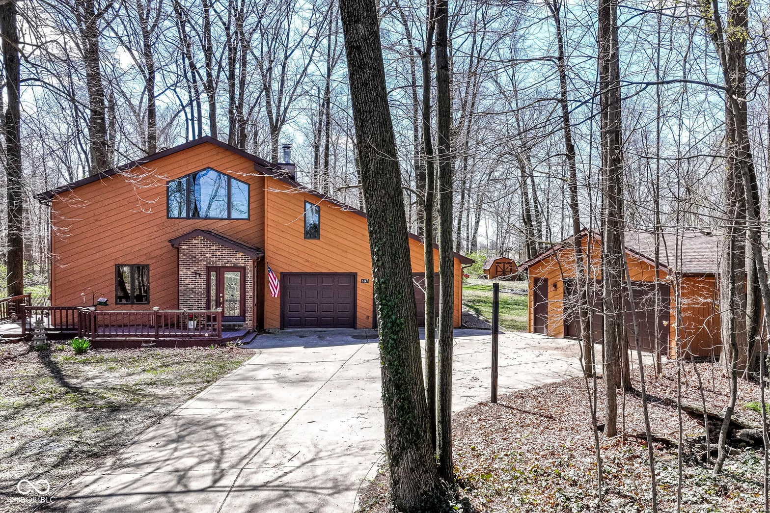 Front exterior at 6147 Cloverdale Drive, Greentown, IN