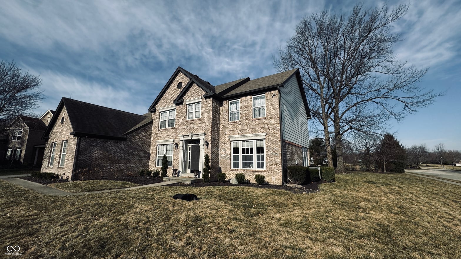 Front exterior at 5865 Hollythorn Place, Carmel, IN