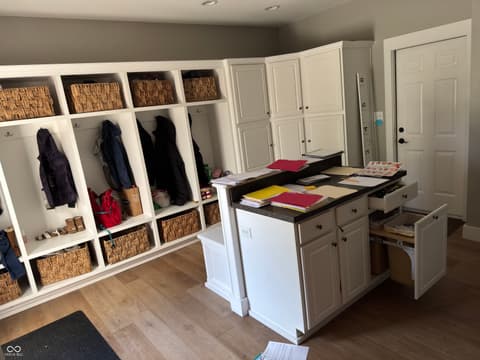 Laundry room at 5865 Hollythorn Place, Carmel, IN