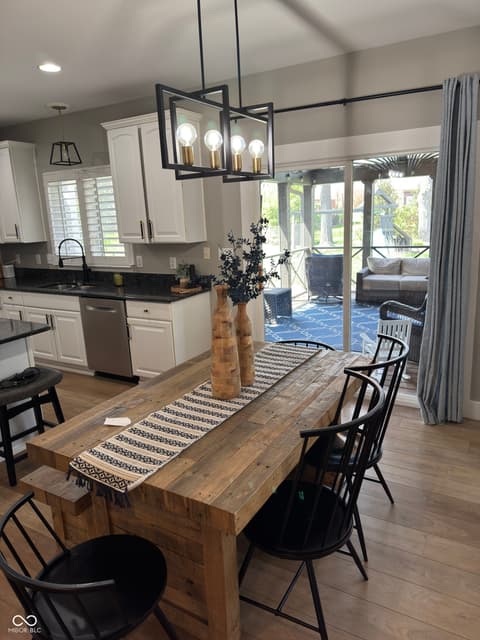 Dining room at 5865 Hollythorn Place, Carmel, IN