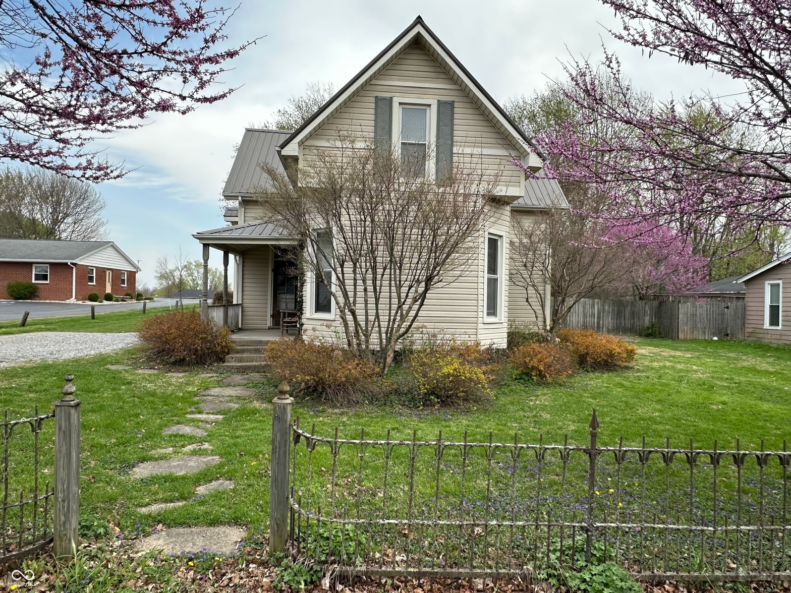 Front exterior at 202 1st Street, New Market, IN