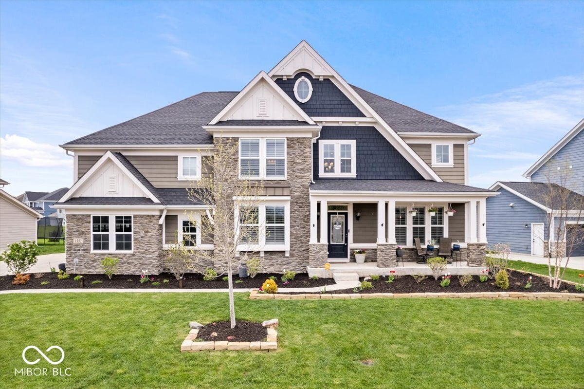 Front exterior at 1352 Trifecta Way, Westfield, IN