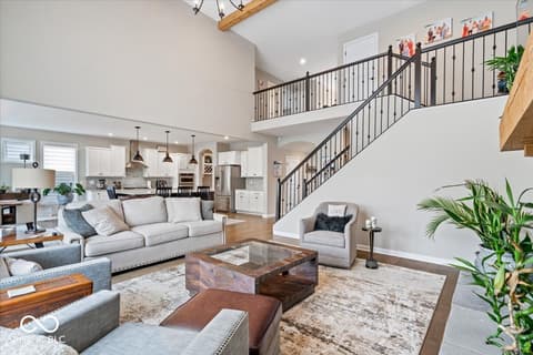 Living room at 1352 Trifecta Way, Westfield, IN