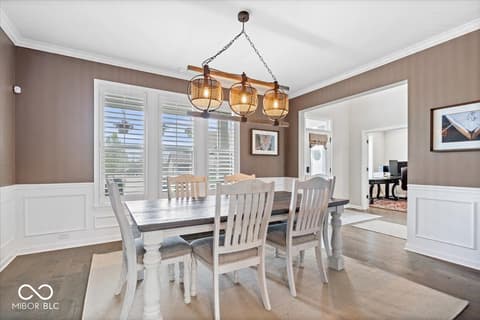 Dining room at 1352 Trifecta Way, Westfield, IN