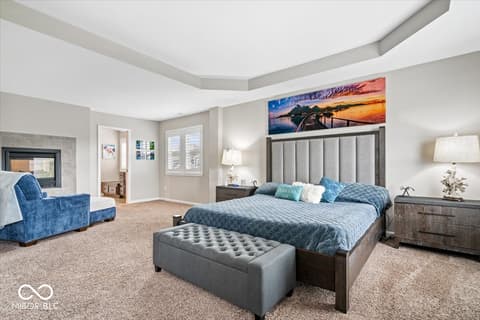Primary bedroom at 1352 Trifecta Way, Westfield, IN