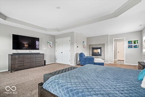 Primary bedroom at 1352 Trifecta Way, Westfield, IN