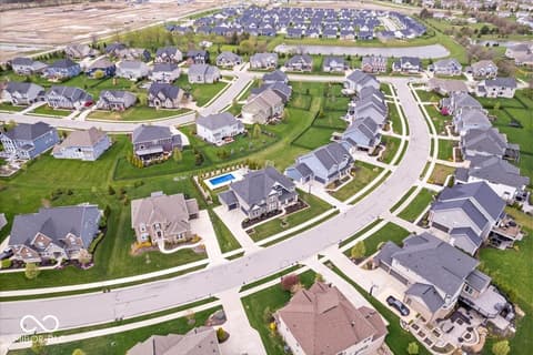 Aerial view at 1352 Trifecta Way, Westfield, IN