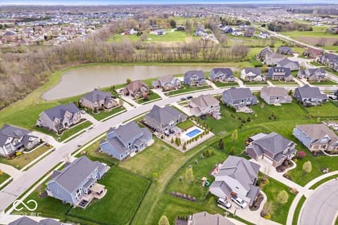 Aerial view at 1352 Trifecta Way, Westfield, IN