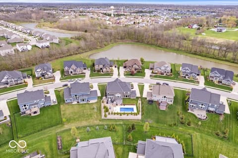 Aerial view at 1352 Trifecta Way, Westfield, IN