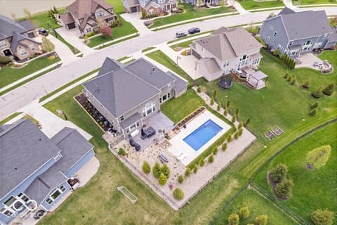 Aerial view at 1352 Trifecta Way, Westfield, IN