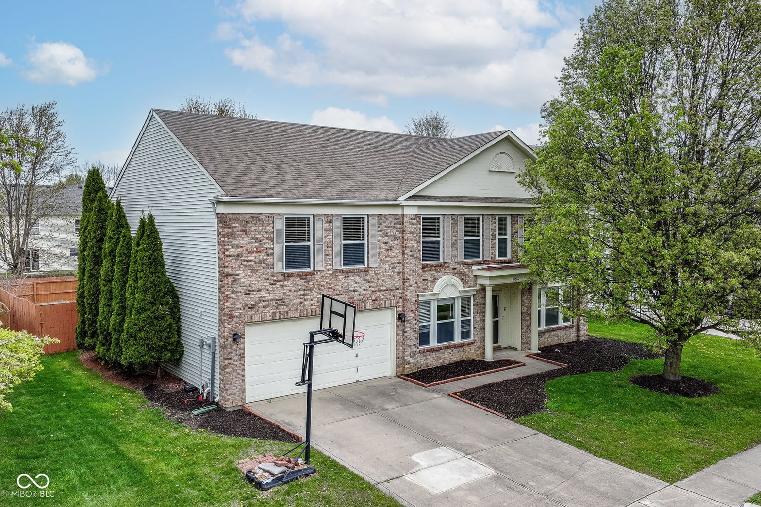 Front exterior at 10362 Delphi Court, Fishers, IN