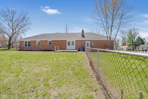 Backyard at 2526 David Drive, Westfield, IN