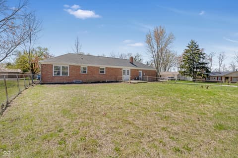 Backyard at 2526 David Drive, Westfield, IN