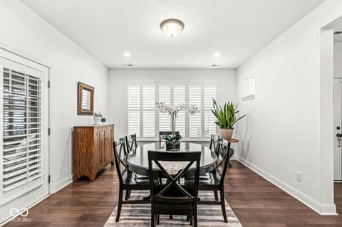 Dining room at 7092 Cherry Creek Boulevard, Carmel, IN