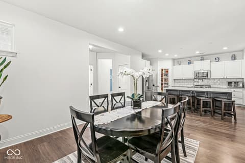 Dining room at 7092 Cherry Creek Boulevard, Carmel, IN
