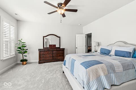 Bedroom at 7092 Cherry Creek Boulevard, Carmel, IN