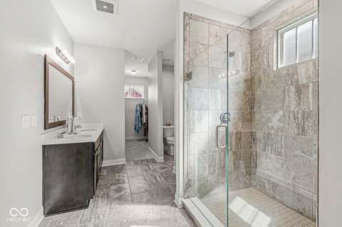 Bathroom at 7092 Cherry Creek Boulevard, Carmel, IN